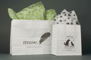 custom printed recycled shopping bags muse