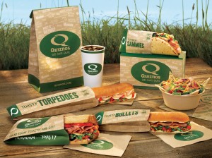 Quiznos Containers