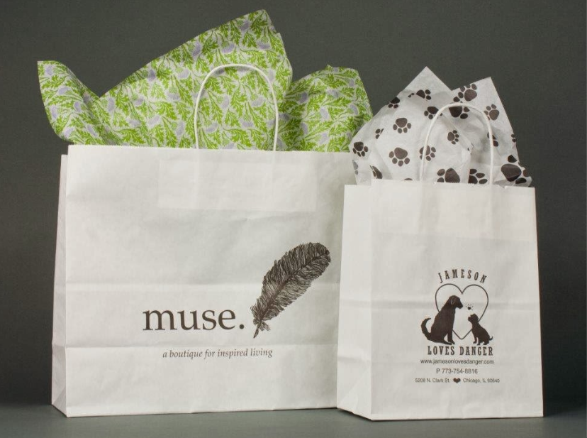 Personalized eco paper bags - View at FF-PACKAGING