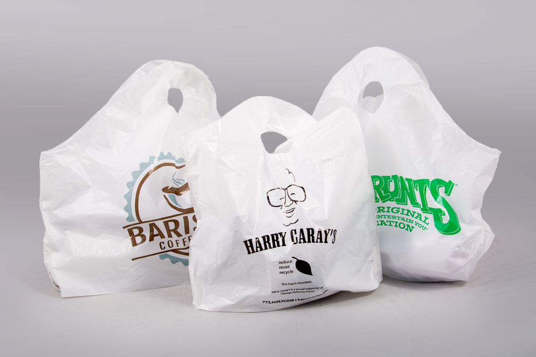 Printed Plastic Carrier Bags  Custom Recycled Plastic Bags